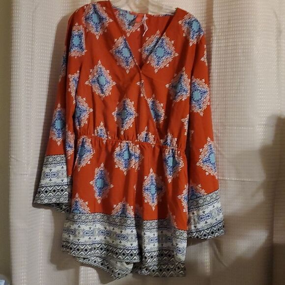 Short Jumpsuit by C&V Chelsea & Violet XL - Picture 1 of 8